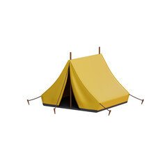 tent on white background © samia