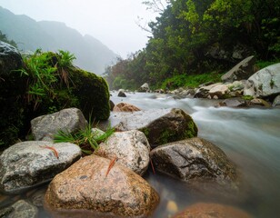 Jirisan Whispering Pebble Stream