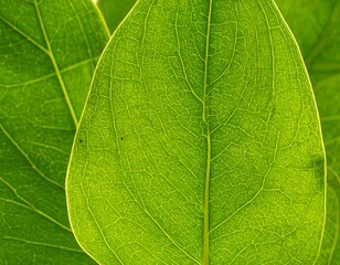 Close-up of vibrant green leaves (8)