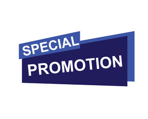 Fototapeta premium special promotion sticker. special promotion square sign. special promotion. peeler