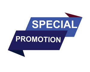 special promotion sticker. special promotion square sign. special promotion. peeler