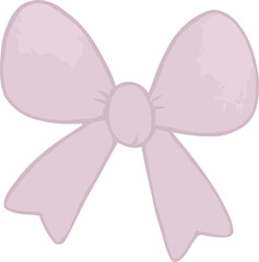 vector illustration of purple pastel coquette