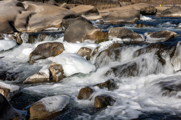 stream in the mountains