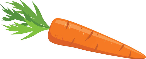 Fresh vibrant carrot offers healthy eating promotion or creative recipe ideas for your next project now