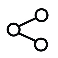 Network Connection Share Icon Outline link communication