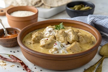 chicken boneless malai handi 