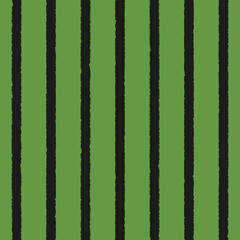 A dramatic seamless stripe design featuring black lines on an olive green background. Suitable for bold branding, edgy textile prints, fashion accessories, and digital design projects.
