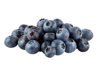 Blackberry pile cut out isolated transparent background
