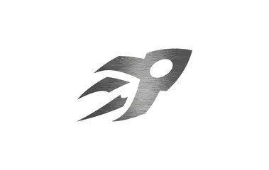 Rocket graphic design element