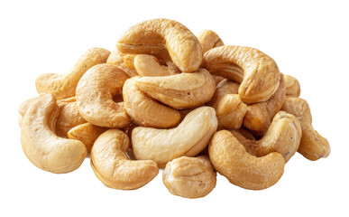 Healthy snack options cashew nuts kitchen food bright isolated on transparent background