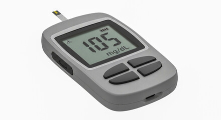 Glucometer Isolated  Blood Sugar Monitoring Device