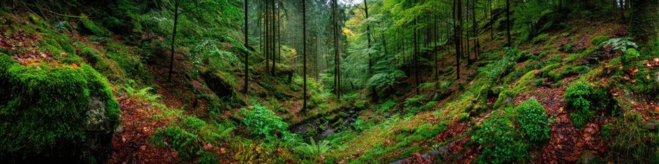 Fototapeta premium Deep Forest View