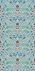 Autum Winter Pattern Background Illustration For Cover, Banner, Notes. Fall Winter Aesthetic Background.  Plant And Flower Pattern Background.