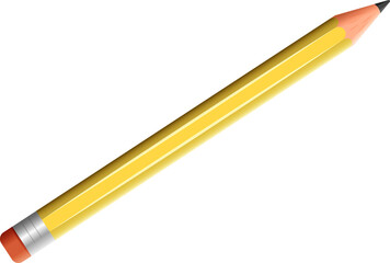 vector illustration of pencil