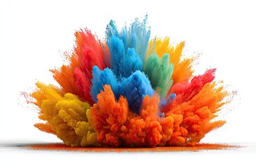 Colorful Powder Burst