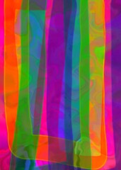 A digital artwork with a painterly feel set against a textured abstract background using strong, vibrant brushstrokes and a harmonious color palette.