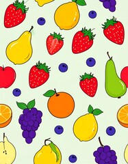Fruit Pattern Design (3)