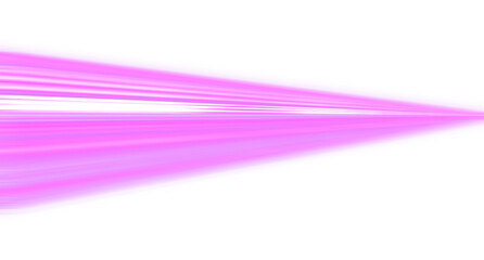 Abstract Glowing Light Wave in Neon pink