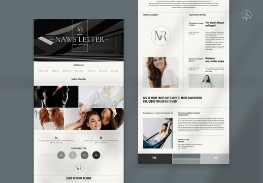 Brand Email News Letter Layout