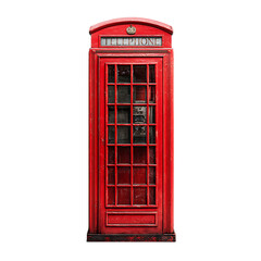 Red phone booth box png