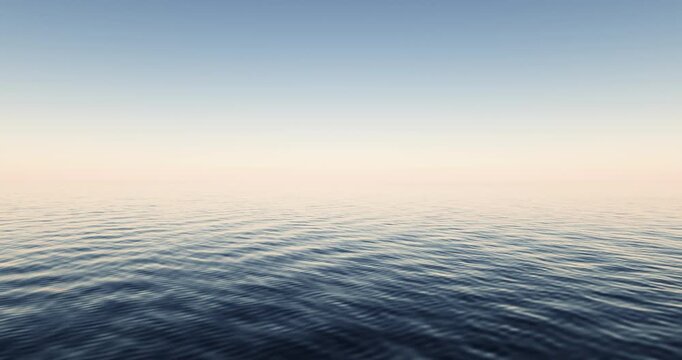 Wave sea beach and blue sky abstract background. Nature and summer concept. 3d render.	