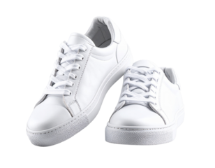 Floating Stylish Sneakers with Shadow Beneath, Dynamic Display, Isolated