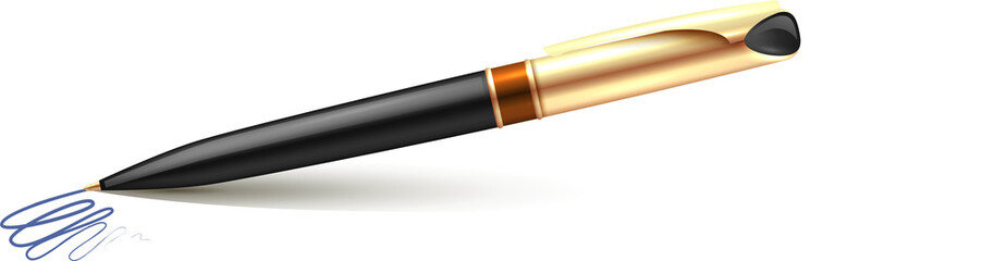 vector illustration of pen
