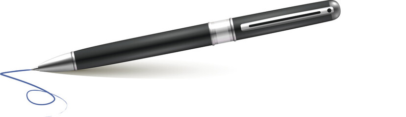 vector illustration of pen