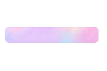 Lower third graphic featuring soft-edged corners and blended pastel gradient, adaptable for video editing workflow