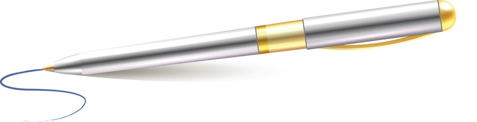 vector illustration of pen