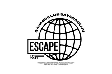 streetwear template for modern design clothing