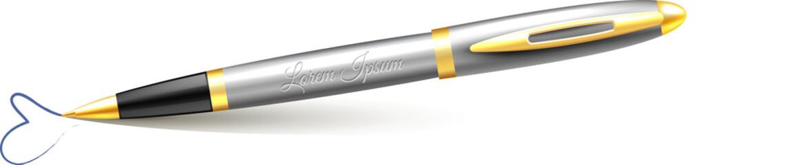 vector illustration of pen