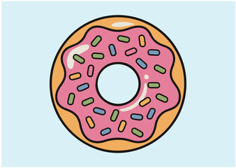 Donut icon, Donut vector