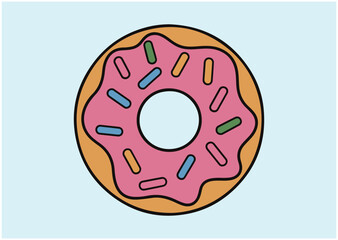 Donut icon, Donut vector