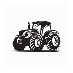 Tractor Logo vector. Farm Tractor Logo Stock Illustrations on white background
