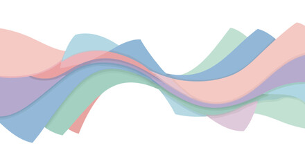 Gentle Pastel Wave Abstract Background for Soothing Visuals and Calming Design Projects, Suitable for Website Headers, Presentations, and Creative Content