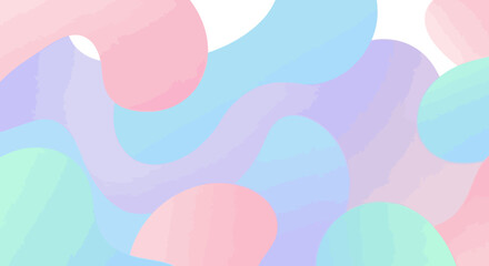 Pastel Gradient Abstract Background with Soft Wavy Shapes for Modern Design Projects and Creative Presentations, Perfect for Adding a Touch of Elegance