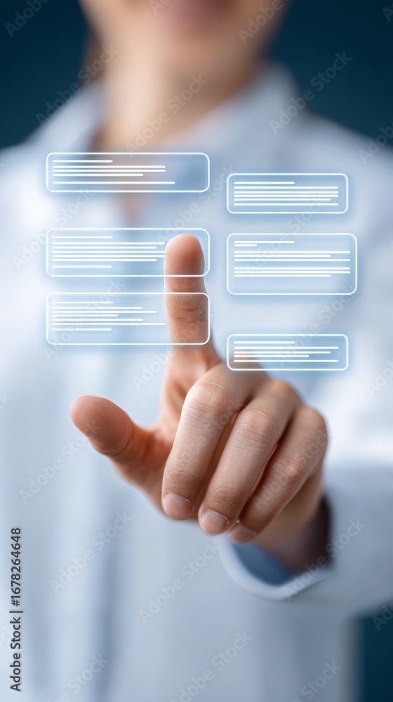 Aufkleber interactive technology, exploring the seamless connection between human touch and digital display.