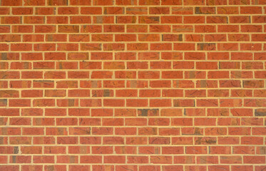 Brick wall, vintage texture. Red brick wall for construction themes. Brick wall background. Textured bricks for design projects. Solid bricks structure. Brick wall pattern.