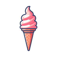 ice cream illustration design