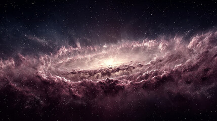 Fototapeta premium Abstract geological layers forming wave-like patterns in molten earth tones.