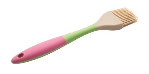 Silicone basting brush with colourful handle

