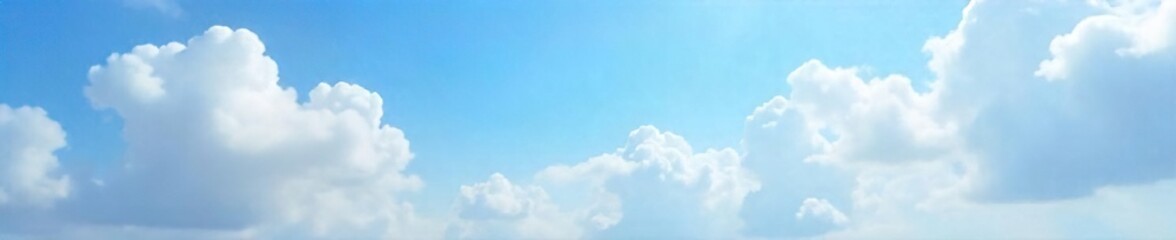 Overcast sky, blue peeking through fluffy white clouds, partly sunny day, soft light Perfect for weather, nature, and atmospheric backgrounds , texture, stratus