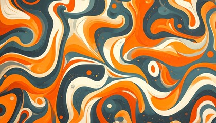 Abstract Swirl Art Pattern