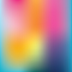 Soft gradient background with vibrant pink orange yellow and blue hues