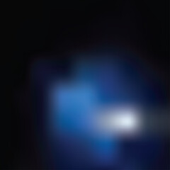 Abstract blue and white light streaks on a dark background