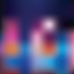 Obraz premium Vibrant abstract bokeh lights with a dreamy magical glow