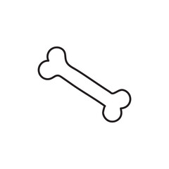 Dog bone icon vector logo set collection vector linear illustration for web and app..eps
