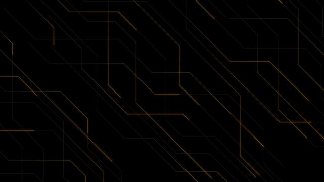 Abstract circuit board line animation futuristic digital technology illustration background