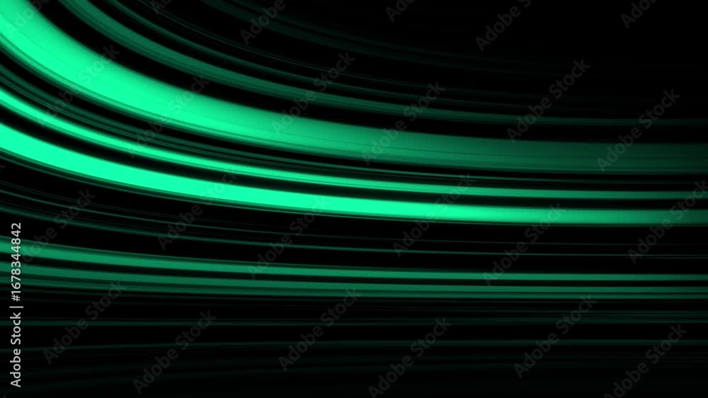 Poster colored air flow moving from left to right and increasing towards the end. abstract blue wave light 